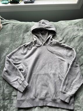Grey Men's Pullover Hoodie Sweatshirt